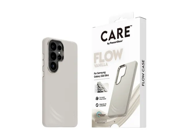 PanzerGlass CARE by Flow Case Vanilla w. Qi Samsung Galaxy S26 U