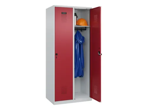 locker,HxBxD 1850x800x500mm,2vak,vak B 400mm,draaigrendel