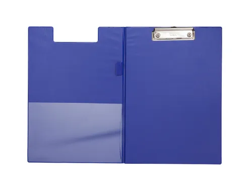 Klembordmap MAUL A4 staand PVC met penlus en insteek blauw