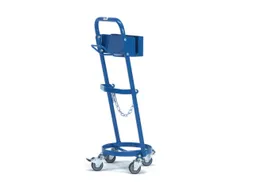 Flessenkar,draagverm. 80kg,laadvl. Ø 310mm,1x11l fles,platform open