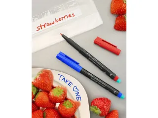 Marker Faber-Castell Multimark permanent M rood - 9