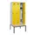 locker met bank,HxBxD 2120x900x815mm,3vak,vak B 300mm,draaigrendel