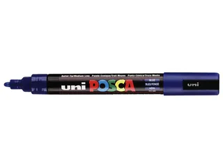 Verfstift Posca PC5M Medium Punt 1,8-2,5mm Donkerblauw - 1