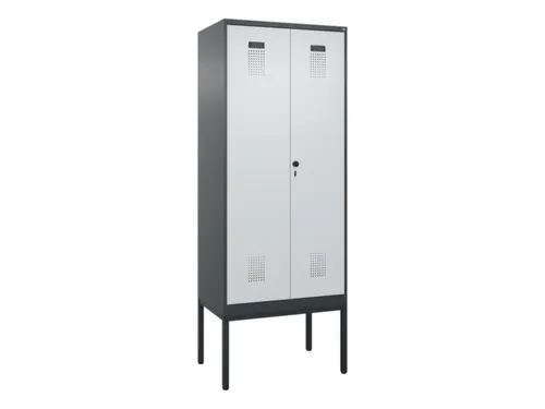 PBM-locker,HxBxD 2120x800x500mm,2vak,vak B 400mm,draaigrendel
