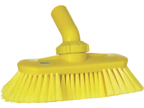 Hygiene 7067-6 Hoekverstelbare Borstel Watertoevoer Geel