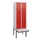 Dubbeldekse dekenkist,HxBxD 1950x600x815mm,2x2vak.,vak B 300mm