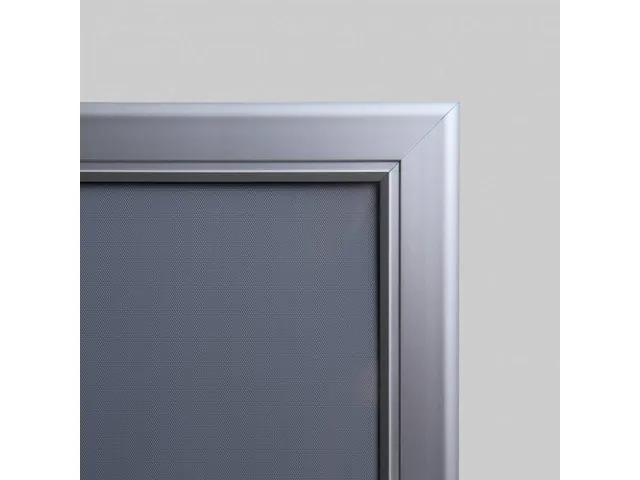 Vitrine porte-affiches Economy verrouillable 70x100cm argent