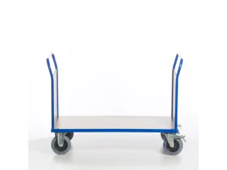 dubbele kopwandwagens,draagverm. 600kg,laadvl. LxB 1200x800mm - 7