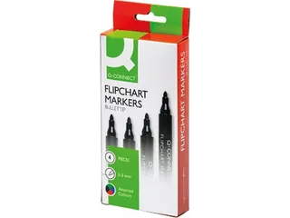 Flipchartmarker Ronde Punt 4 Stuks Assorti - 3