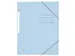 Elastomap Oxford Top File+ A4 pastel blauw karton