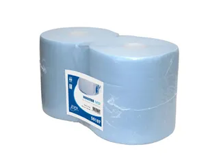 Industriepapier 50107 Euro perforatie CEL Blauw 2-Laags 2rollen - 1