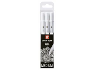 Gelschrijver Sakura Gelly Roll Classic 08 set à 3 stuks wit - 3
