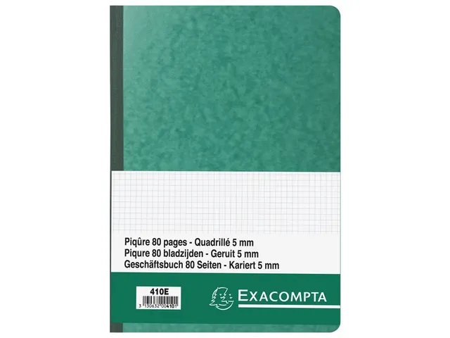 Register 29,7x21 cm - geruit 5x5 - genummerd - 80 blad assorti
