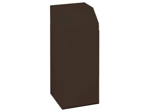 Verzamelaar 76 liter HxBxD 890x380x380mm sticker gft-afval Bruin