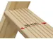 trapladder,beide zijden,2x7,treden,balk L 2,08m,hout