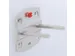 porte-outils,p. plaque de rangement perforée,double,L 50mm,RAL7016