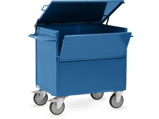 Bakwagens Met Wanden Van Staalplaat 2862 600kg 1000x700mm Ral5007 - 1