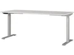Elektrisch ihv bureau,HxBxD 720-1200x1800x800mm,blad lichtgrijs