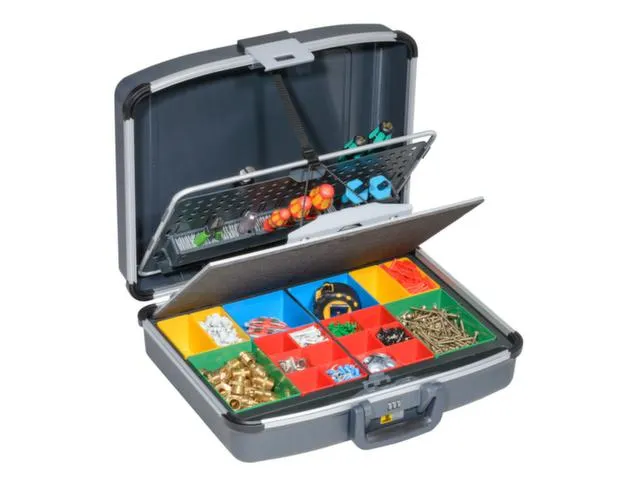 service-/montagekoffer,HxBxD 170x490x425mm,gereedschapssteunen