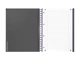 Projectboek Oxford Essentials A4+ 120vel assorti - 13