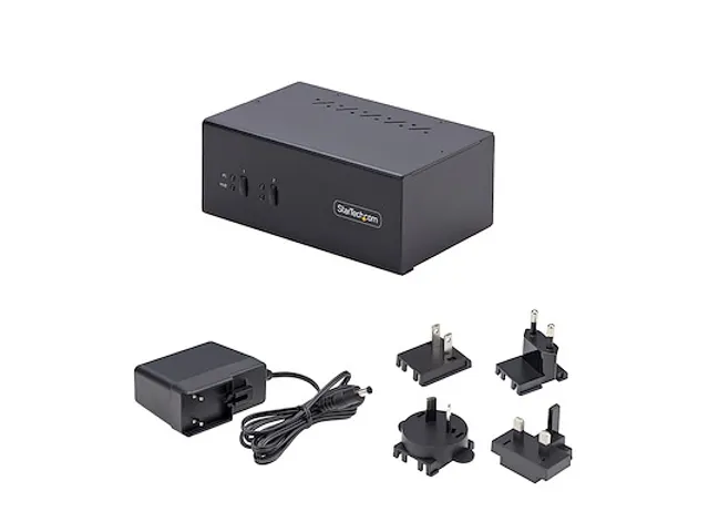2-Port Dual-DisplayPort KVM Switch 4K