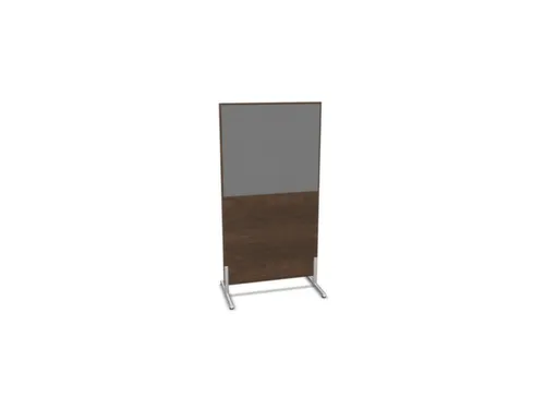 scheidingswand,HxB 1545x800mm,NV bruin hickory,BN8078-grijs