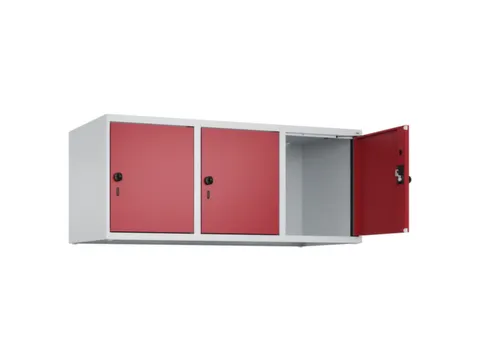 opzetkast,v. locker,3vak.,vak B 400mm,HxBxD 500x1200x500mm