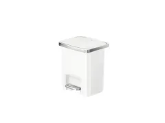 Hana 2 Pedaalemmer 15 liter Wit