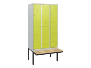Dubbeldekse dekenkist,HxBxD 1950x900x815mm,3x2vak.,vak B 300mm - 1