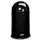 Push & Kick Afvalbak Staalplaat 40 Liter 730x415mm Met Pedaal Zwart
