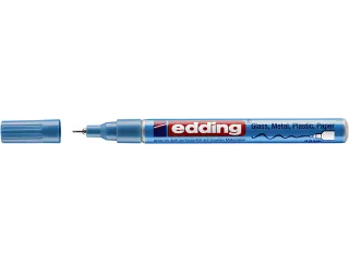 Viltstift Edding 780 lakmarker rond metallic lichtblauw 0,8mm - 1