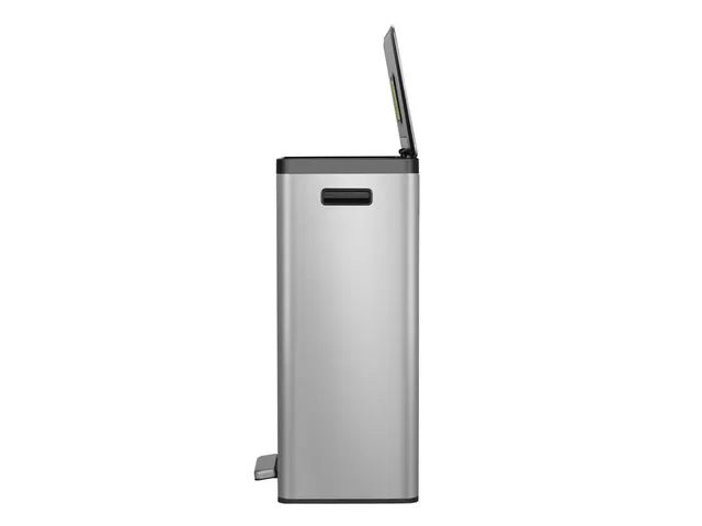 EcoCasa II pedaalemmer 30 Liter Mat RVS