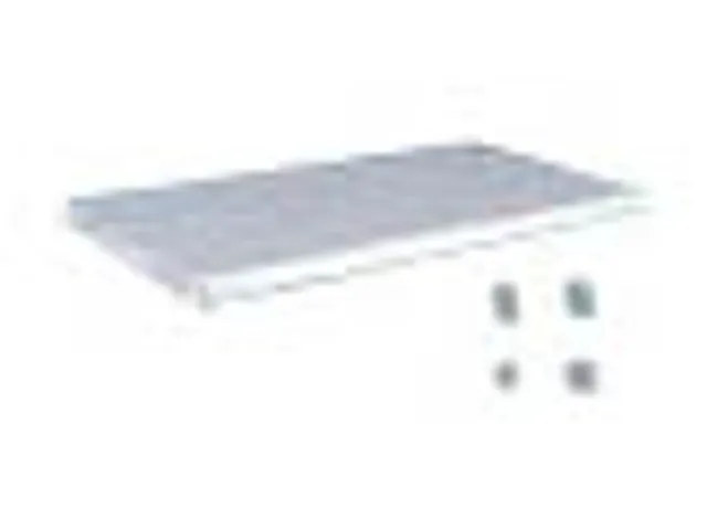 legbord,v. magazijnstelling,BxD 1000x600mm,vakl. 140kg,staal,RAL7035