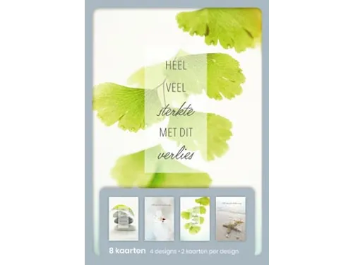 Hallmark Wenskaarten Sterkte met dit verlies 8 Stuks Assorti
