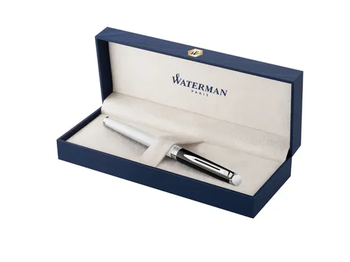 Vulpen Waterman Hémisphère Colour Blocking black en white CT fijn