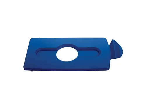Deksel Flessen/blik Voor Slim Jim Recyclingstation Blauw