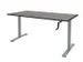 Bureau Assis-debout Dextro Slinger Pieds T 180x90 Chêne Logan-alu