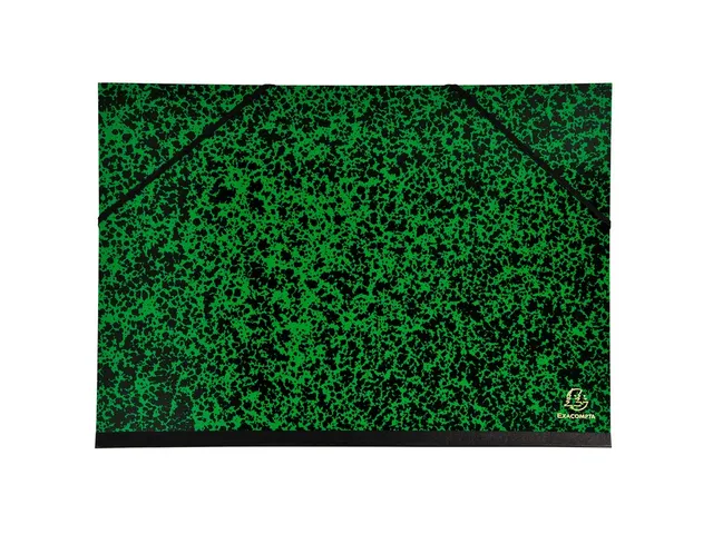 Tekenmap Annonay met elastieken 32x45cm - voor formaat A3-Groen