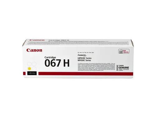 Canon 067H Toner Geel voor i-SENSYS LBP630