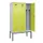 locker voor scheiding van kleding,HxBxD 2120x1200x500mm,3vak