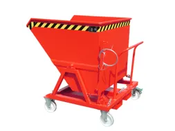 Kiepbak voor spaanders,HxLxB 1275x1345x1200mm,0,7m³,draagverm. 1000kg