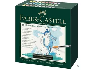 Aquarel marker Faber Castell Albrecht Dürer doos a 30 stuks - 1