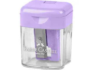 Puntenslijper Faber-Castell mini assorti display 24 stuks 6x blauw,6x - 5