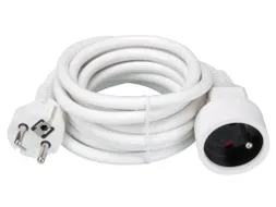 Verlengkabel - 3 M - Wit - 3g1.5 - Penaarde Schuko
