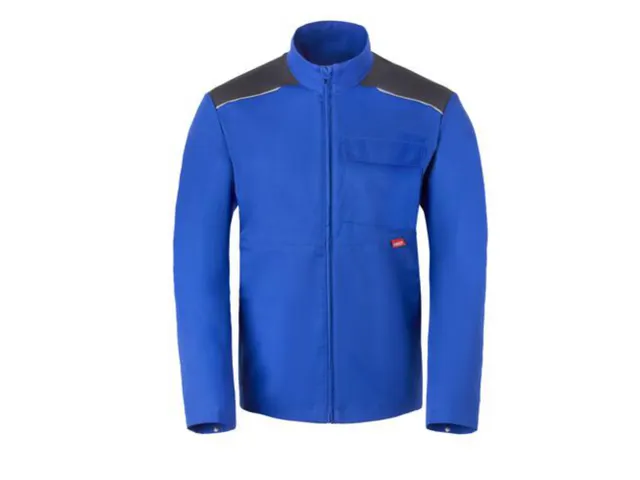 Havep 50329 werkjas, korenblauw/grijs, maat S, per stuk