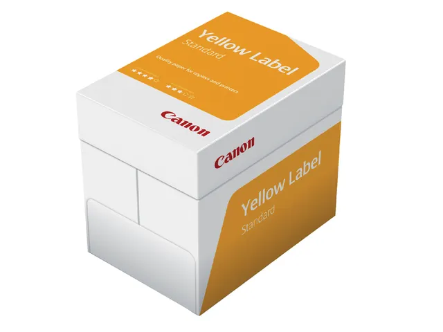 Kopieerpapier Yellow Label Standaard A4 80 Gram Wit Halve Pallet