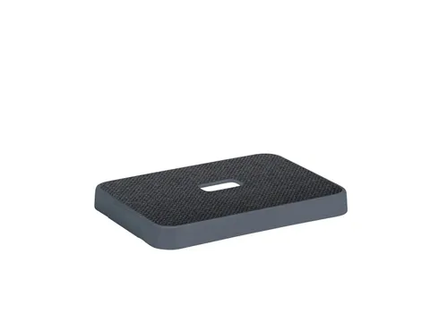 #Deksel Sigma Home 5L Stof blauwdonkergrijs 24x16,5x 2,5 cm