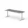 Elektrisch ihv bureau,HxBxD 650-1310x2000x800mm,blad donkergrijs
