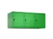 opzetkast,v. locker,3vak.,vak B 400mm,HxBxD 500x1200x500mm