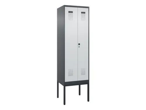 locker voor scheiding van kleding,HxBxD 2120x600x500mm,2vak